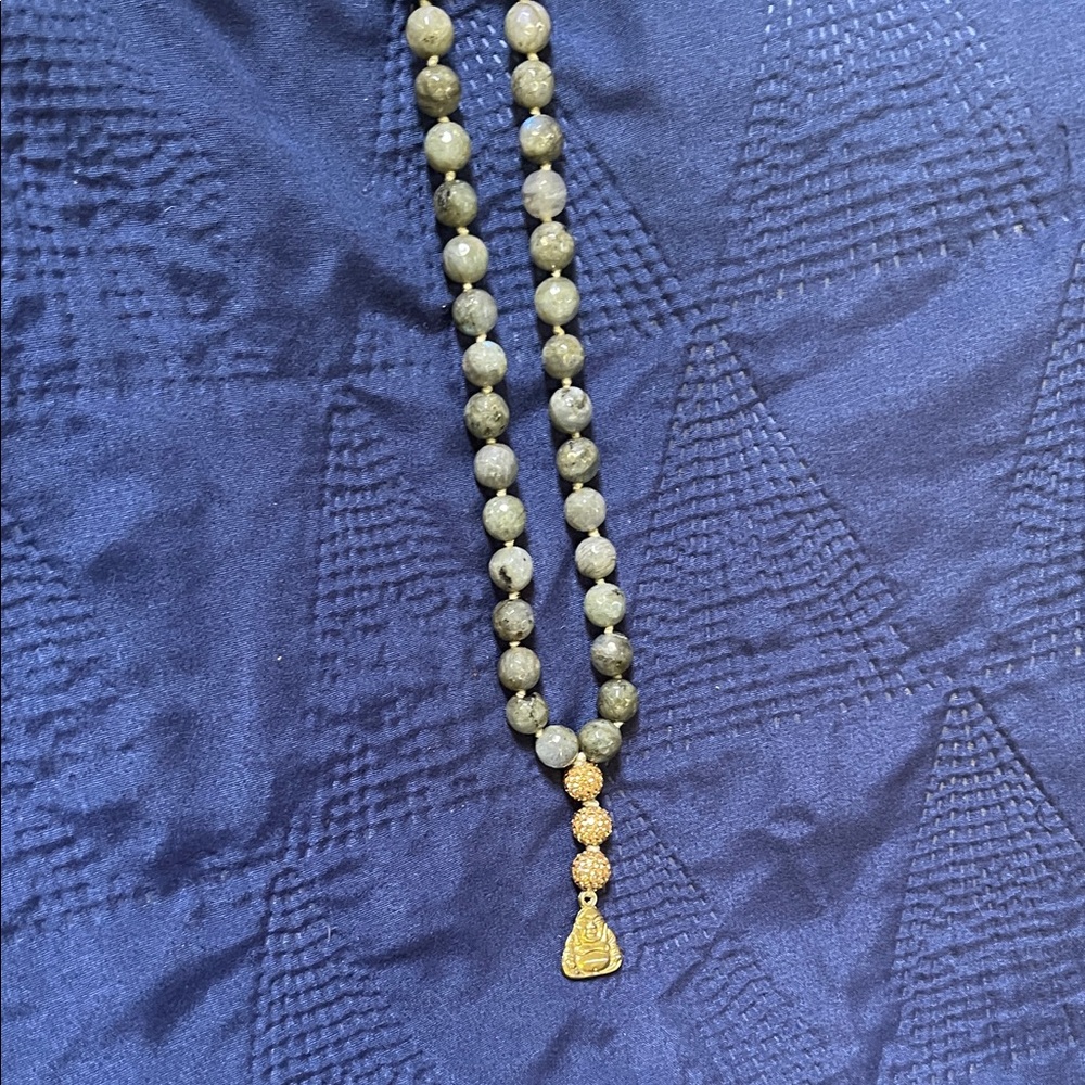 Elegant Labradorite Beaded Necklace
